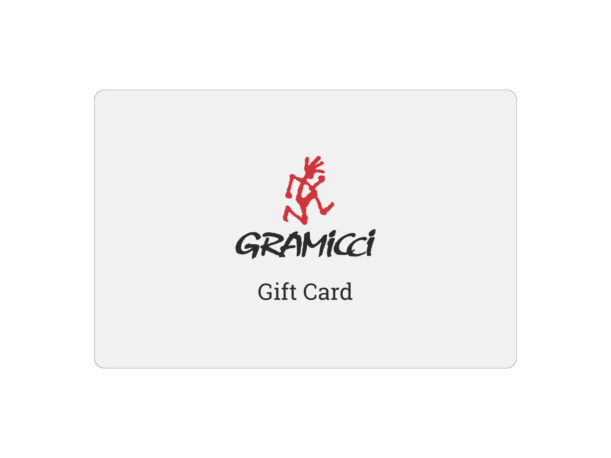 Gramicci gift card digital voucher for outdoor clothing Australia