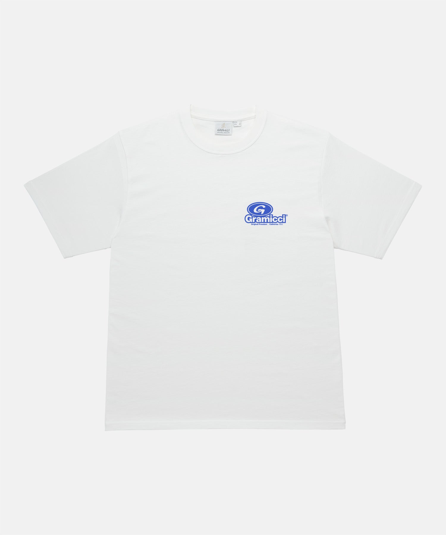 Gramicci ’82 Tee White eco cotton graphic T-shirt front view