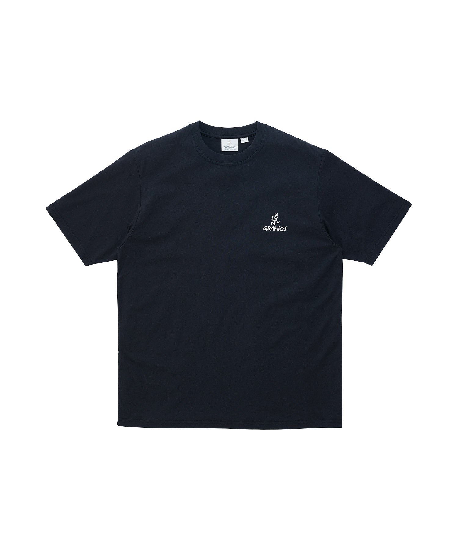Gramicci One Point Logo Tee Black men's cotton T-shirt
