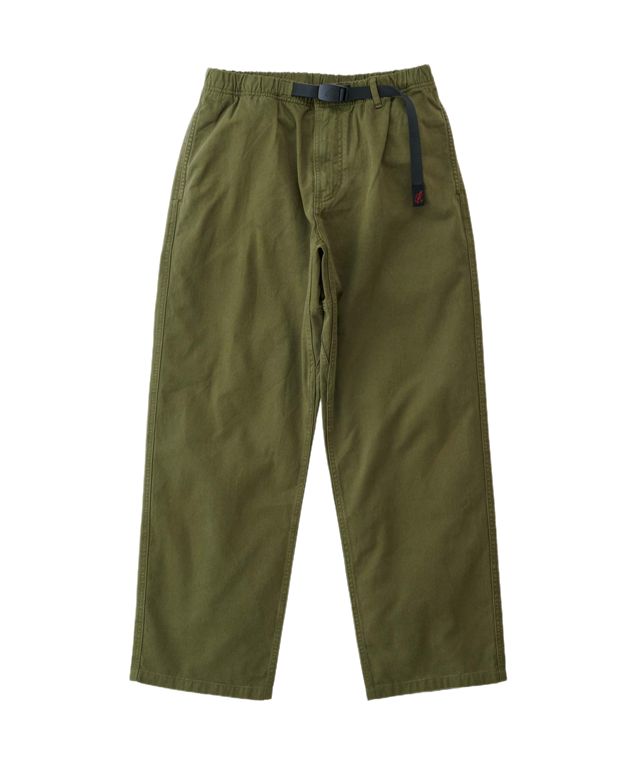 Gramicci Straight Fit Pant Olive men streetwear twill pants