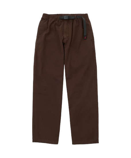 Gramicci Straight Fit Pant Chocolate eco-cotton straight leg pants
