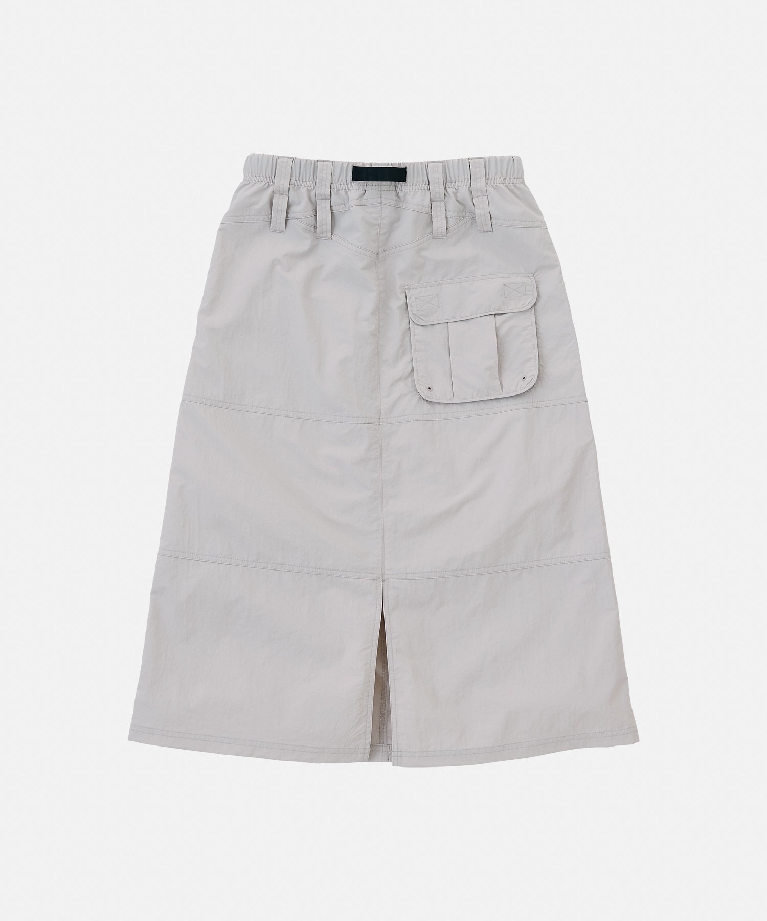 Gramicci Nylon Utility Skirt Ecru side view product shot water-resistant recycled nylon