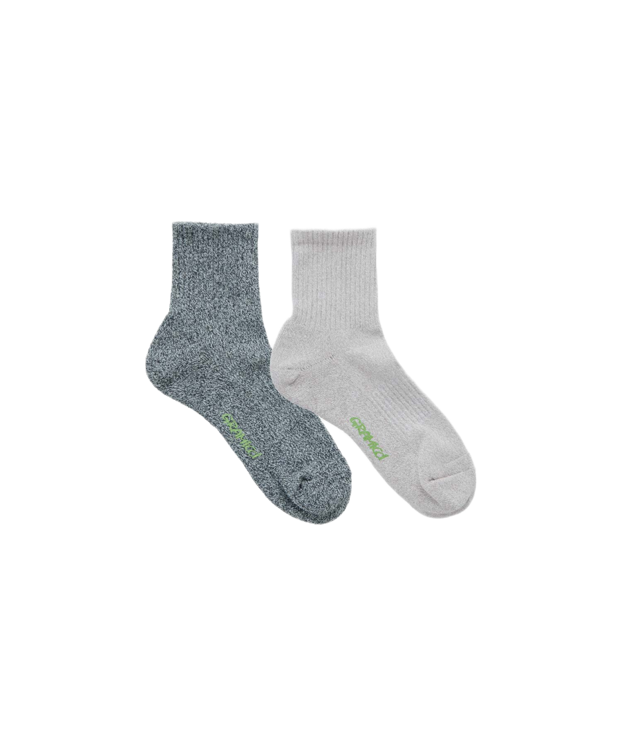 Paper Mix Socks Jet & Camel by Gramicci AU