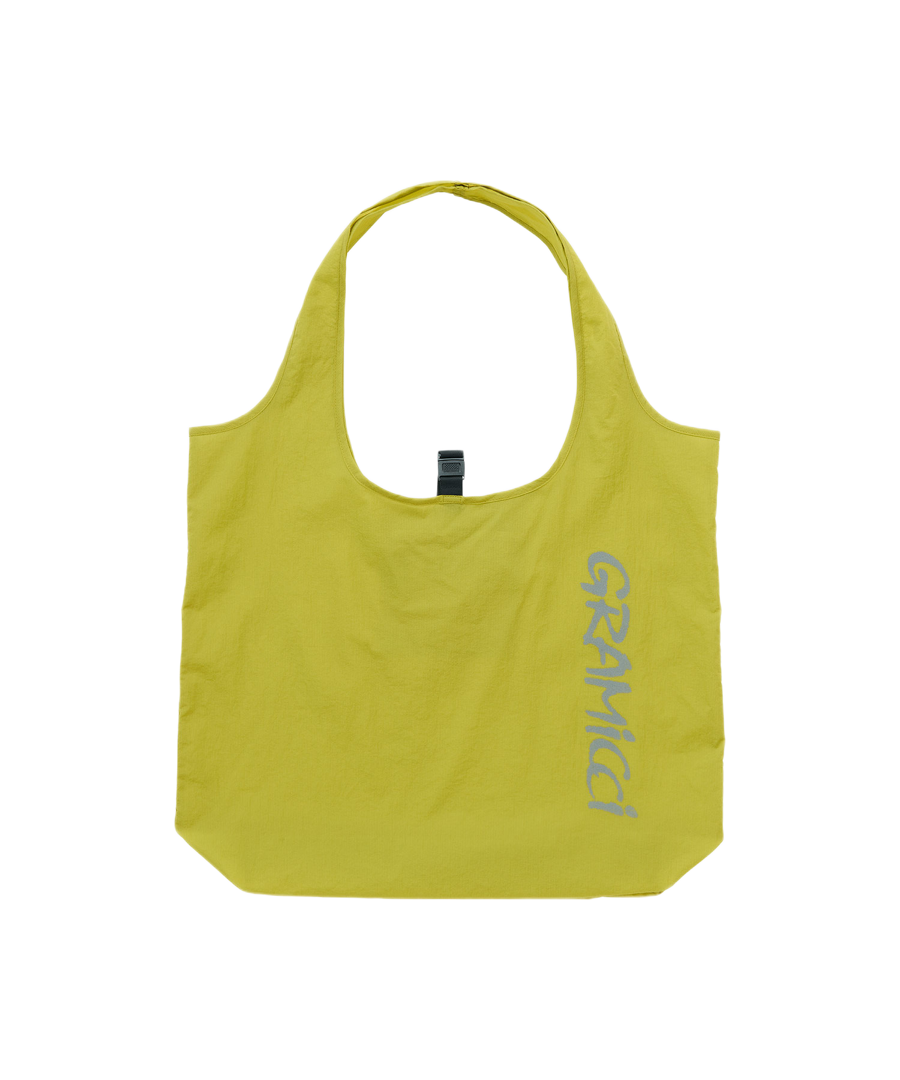 Ultra-Light Shopper Kiwi lightweight packable tote bag reflective logo