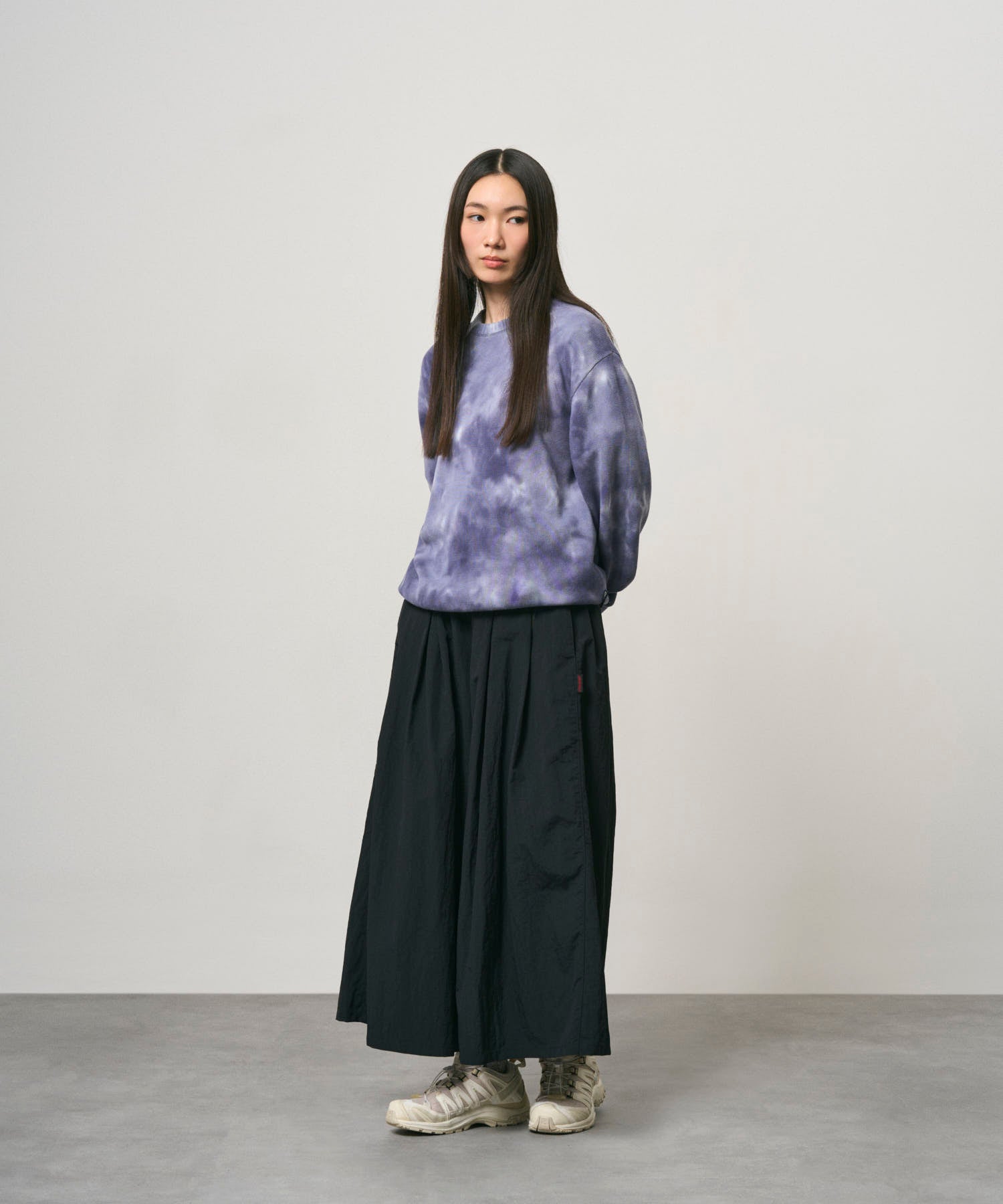 Buy Gramicci Nylon Flare Pant Black | Premium Wide-Leg Pants AU