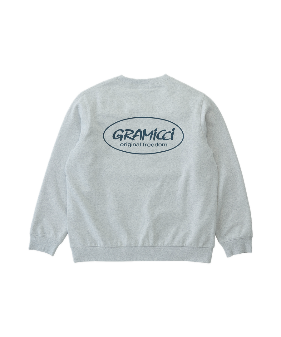 Gramicci Original Freedom Sweatshirt Heather Ash Front View