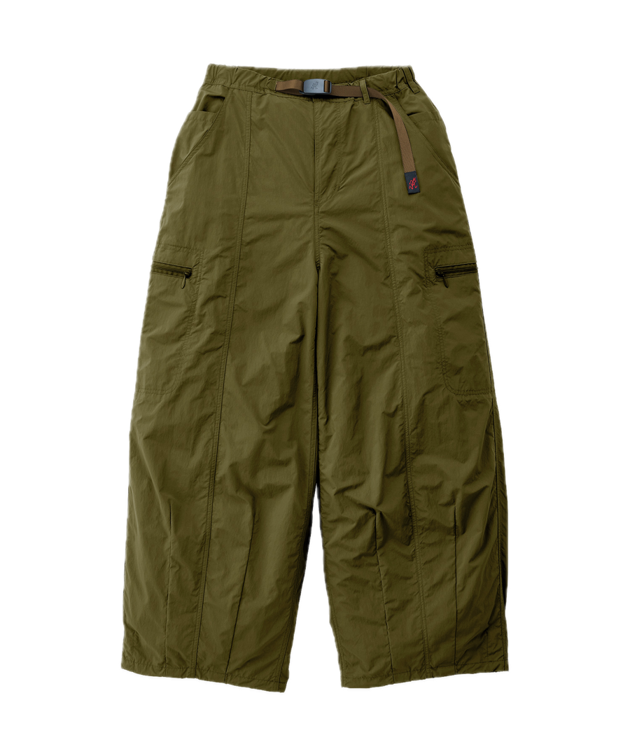 Gramicci Nylon Balloon Pant Olive water-resistant utility pants
