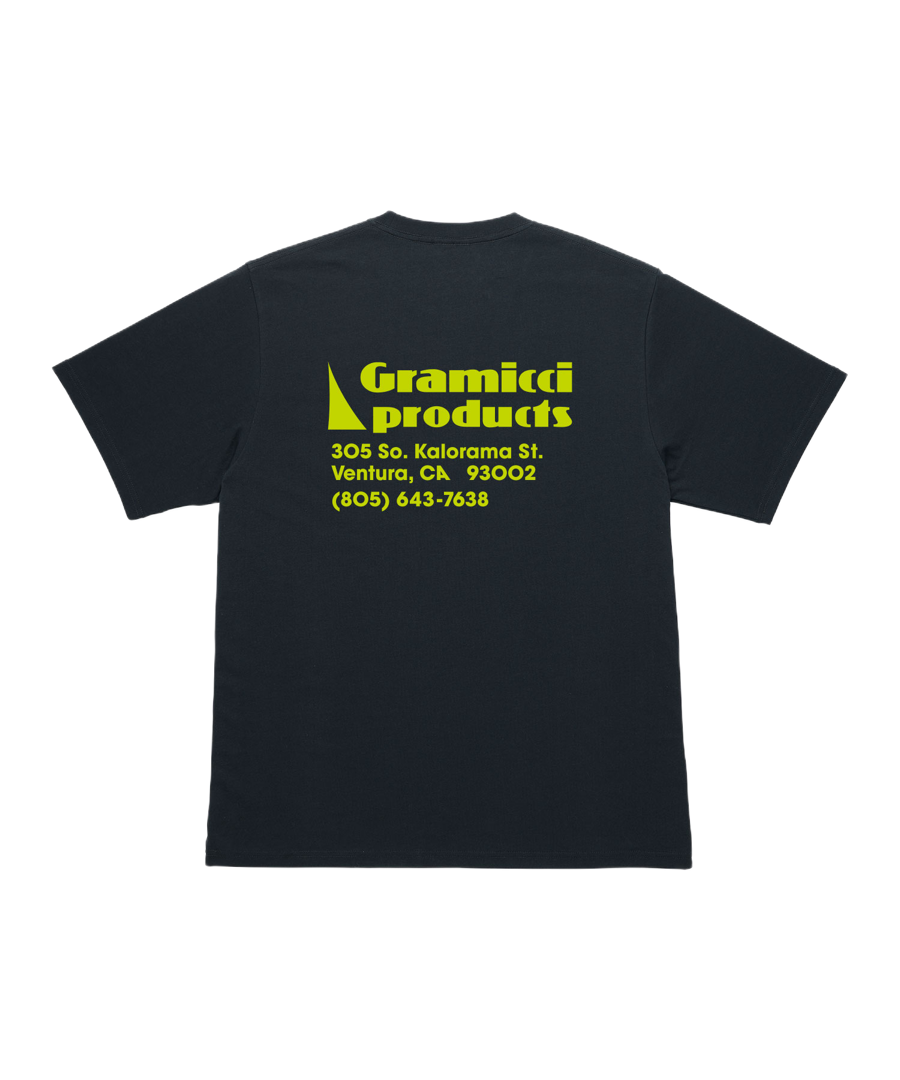 Gramicci G-Sail Tee Vintage Black graphic T-shirt