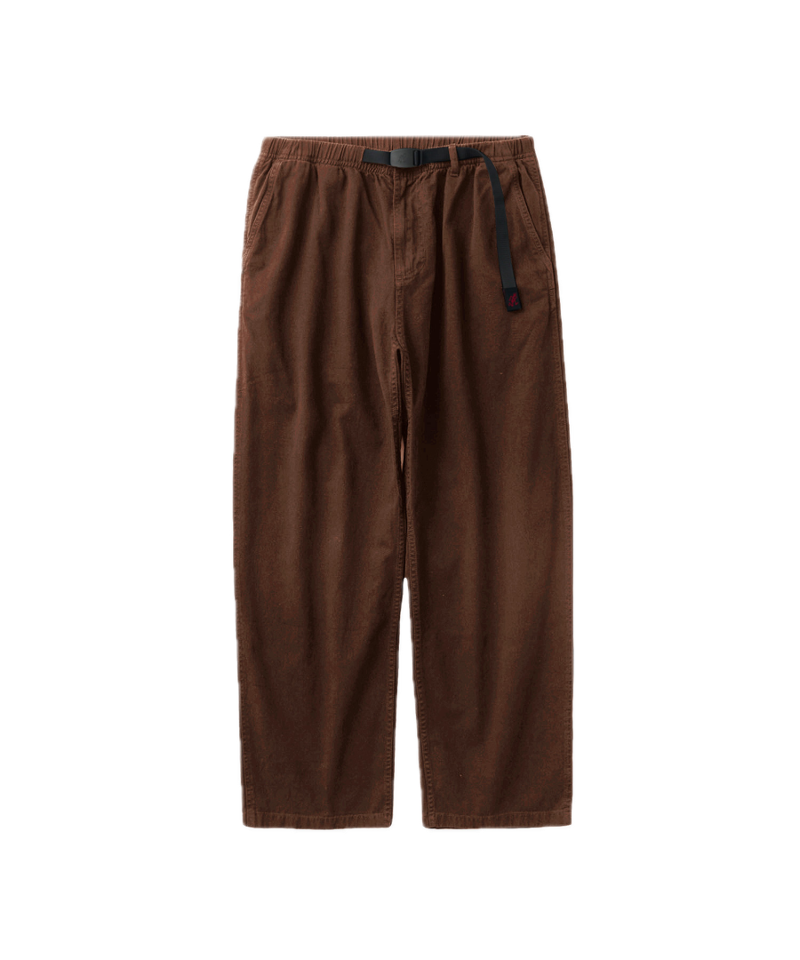 Gramicci Wide Pant Tobacco men's relaxed fit cotton outdoor pants