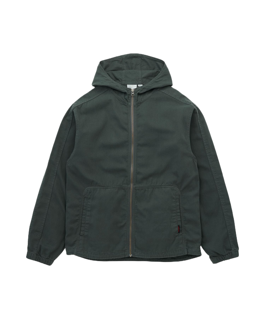 Gramicci Beach Hoodie Jacket Shadow made from soft brushed cotton with a drawcord hood, kangaroo pocket and relaxed everyday fit.