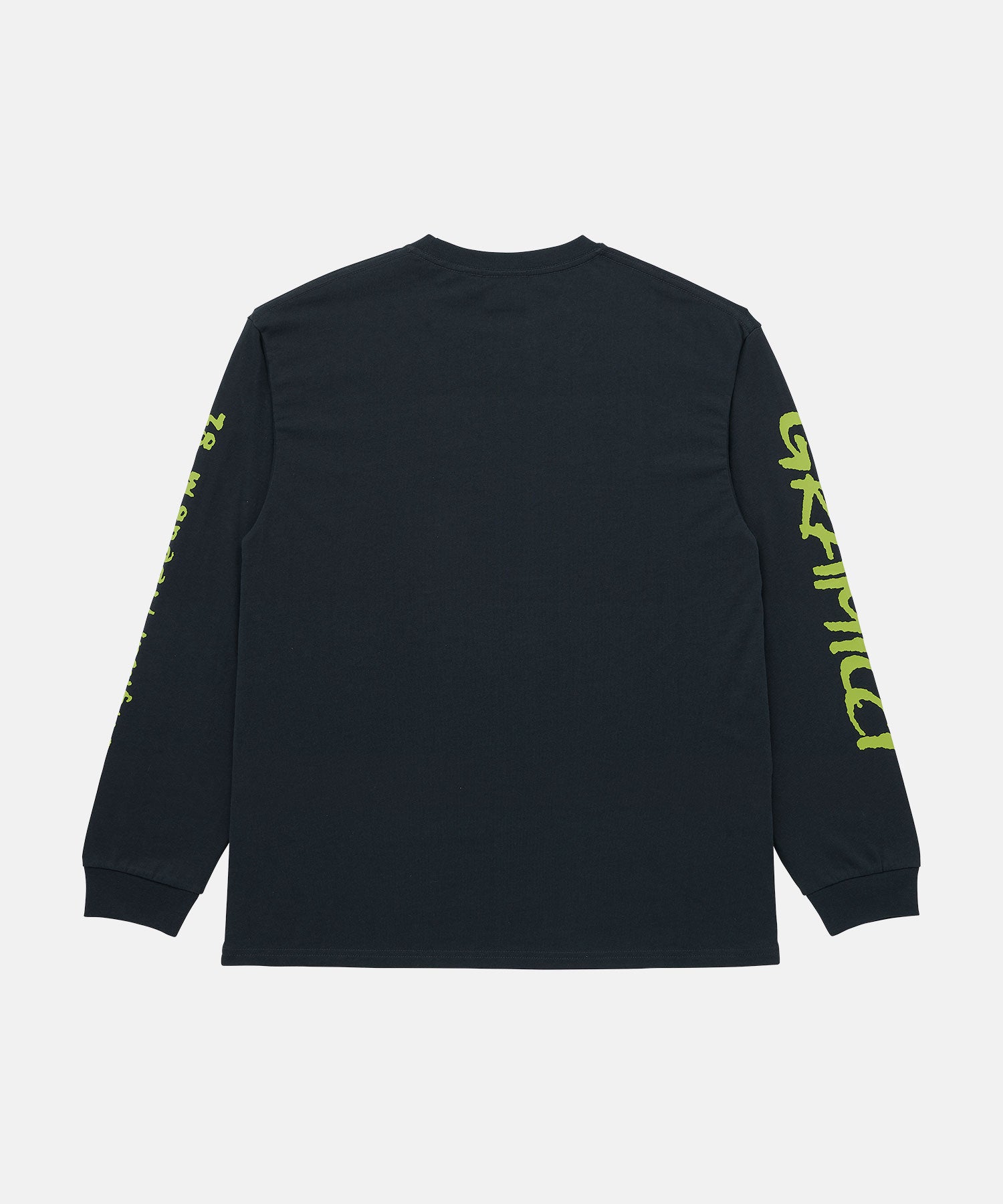 Back view of Gramicci Freedom L/S Tee Vintage Black made from eco cotton with a soft dry-touch fabric and relaxed everyday fit.