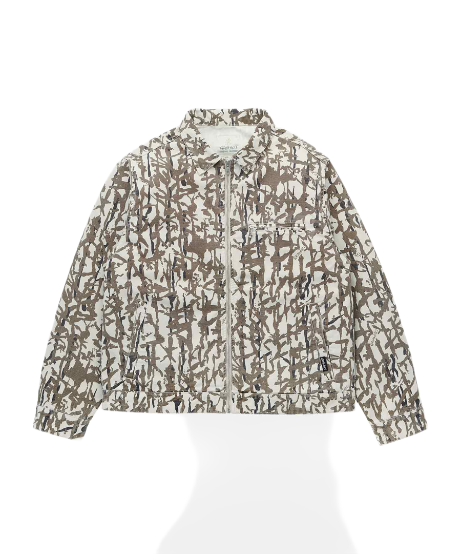 Gramicci grey reed jacket relaxed fit cotton canvas workwear outerwear