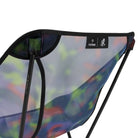 3D angle view of Helinox x Gramicci camping chair in camo finish