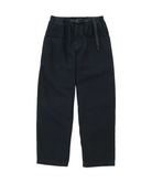 Gramicci Hemp Relaxed Pant Carbon – durable hemp cotton relaxed fit outdoor pants with integrated belt and diamond gusset
