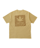 Gramicci Hemp Tee Mustard Pigment Front View