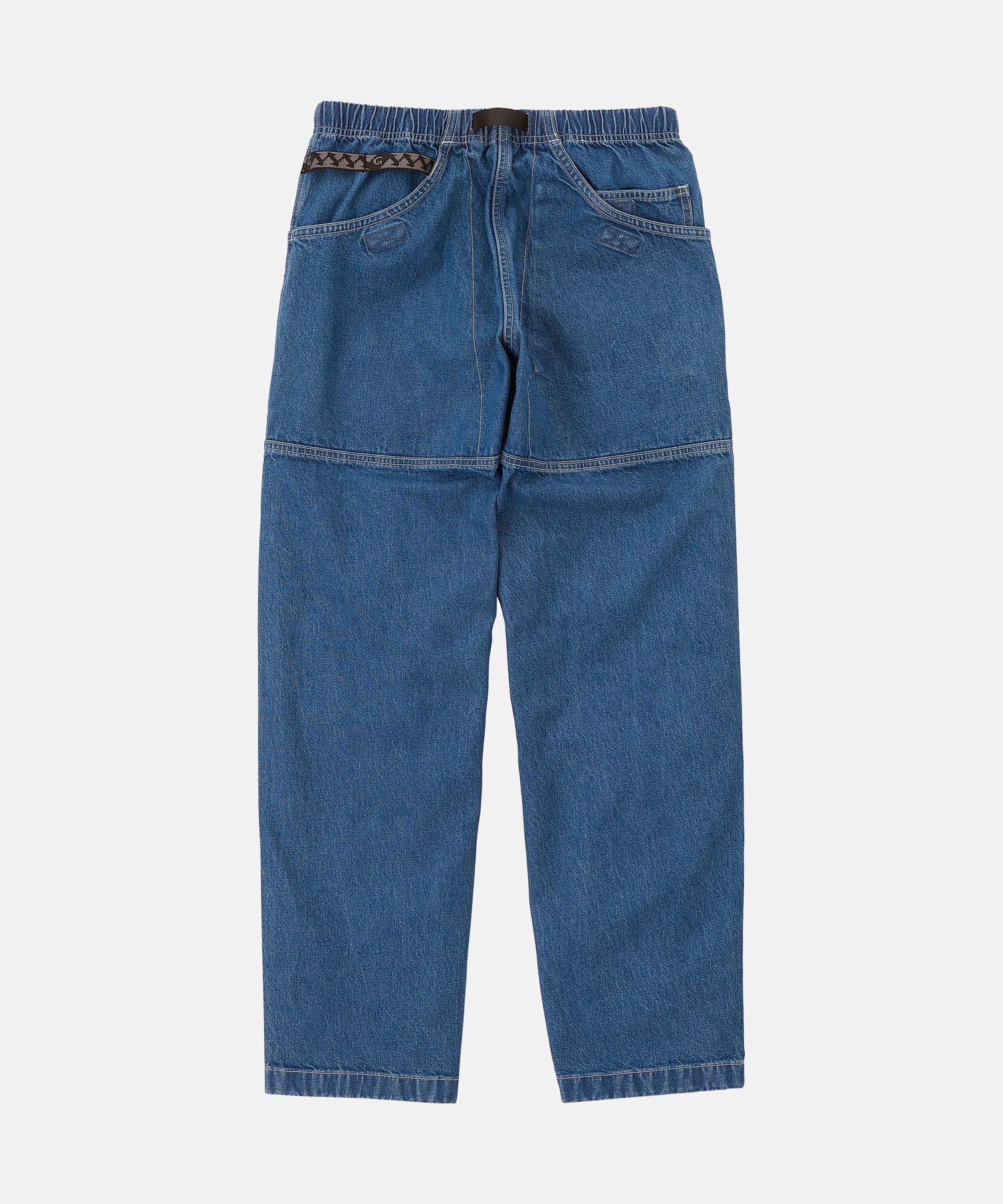 Gramicci denim EQT pants light wash straight relaxed fit full outfit view