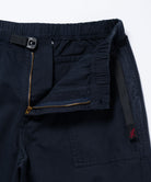 Gramicci Loose Tapered Pant Double Navy waistband and belt detail cotton twill