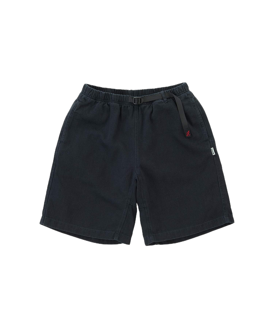 Gramicci nylon explorer cargo shorts carbon lightweight outdoor shorts front view utility pockets