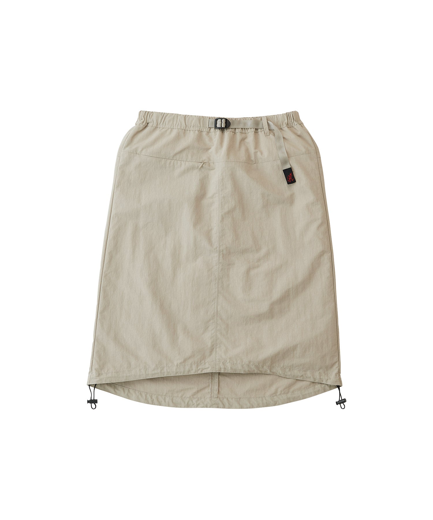 Gramicci Nylon Packable Midi Skirt Sand Front View