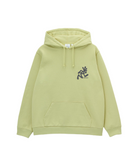 Gramicci Running Man Hooded Sweatshirt Lime – soft relaxed fit cotton-blend hoodie for casual wear, layering, and everyday streetwear style