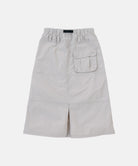 Gramicci Nylon Utility Skirt Ecru side view product shot water-resistant recycled nylon
