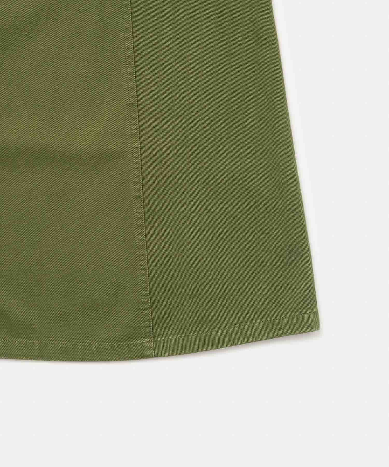 Gramicci Voyager Skirt Olive women's cotton maxi skirt