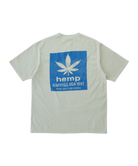 Hemp Tee Natural Pigment eco cotton graphic t-shirt front view relaxed fit streetwear