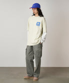 Hemp Tee Natural Pigment eco cotton graphic t-shirt side view on model relaxed fit casual streetwear