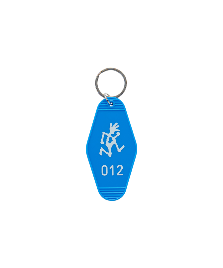 Hotel Keychain Blue vintage motel key tag durable key holder