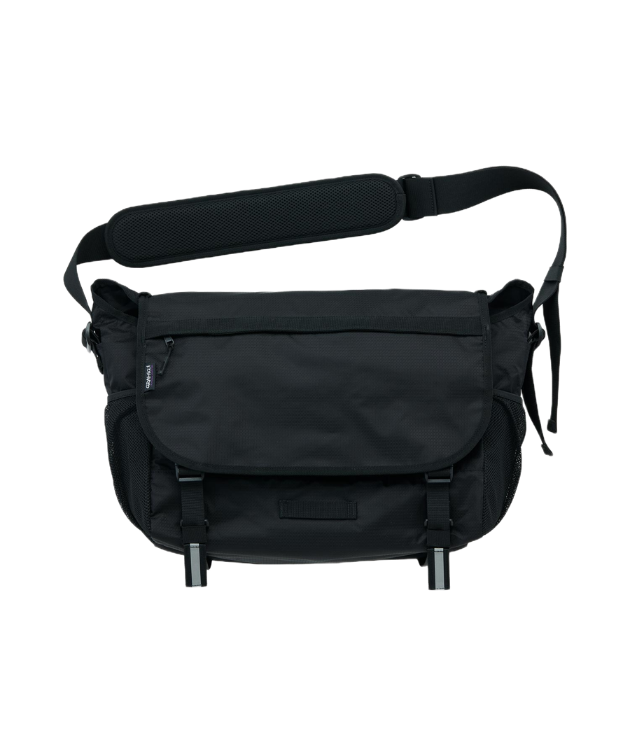 Messenger Bag Black 210D nylon laptop messenger bag urban commute