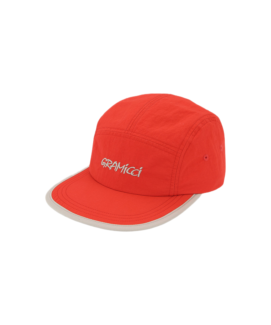 Nylon Gramicci Cap Burnt Orange water-resistant five-panel outdoor cap