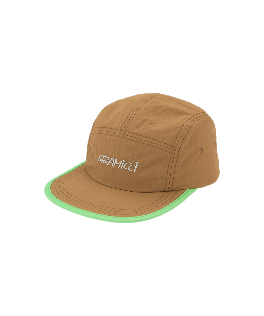 Nylon Gramicci Cap Coyote water-resistant five-panel outdoor cap
