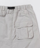 Gramicci Nylon Utility Skirt Ecru fabric close-up detail recycled nylon texture