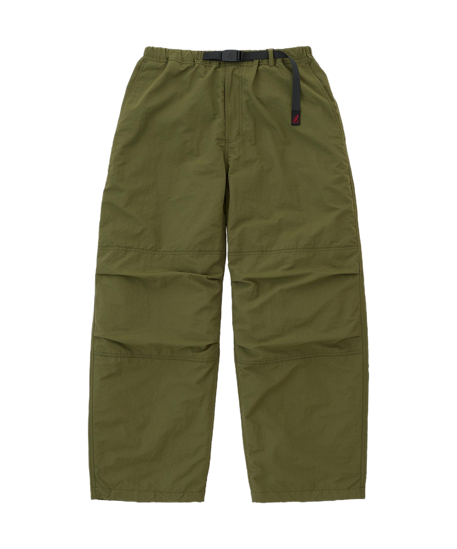 Olive Nylon Trek Pants – lightweight outdoor pants by Gramicci